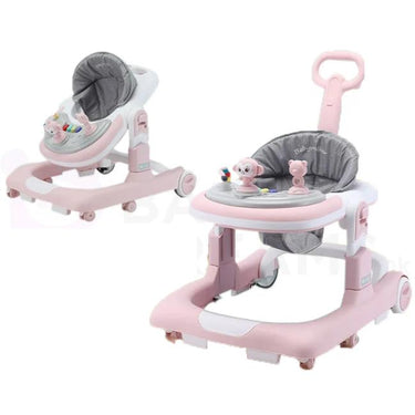 Multi-functional 3in1 Baby Monkey Musical Walker - Pink